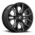 Fuel Off-Road RAGE - GLOSS BLACK MILLED