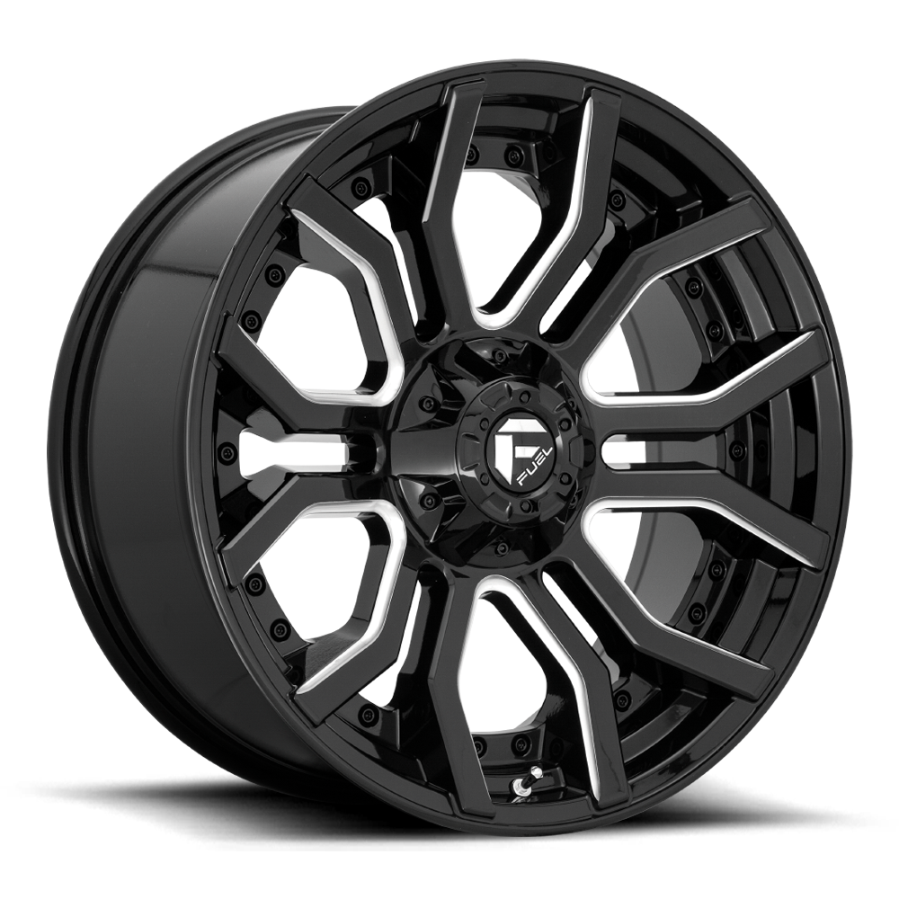 Fuel Off-Road RAGE - GLOSS BLACK MILLED