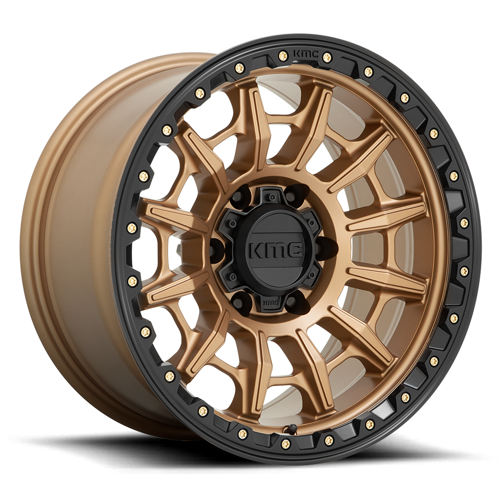 KMC Wheels CARNAGE - MATTE BRONZE W/ BLACK LIP