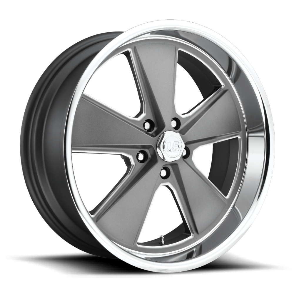 US Mags ROADSTER - MATTE GUN METAL MACHINED