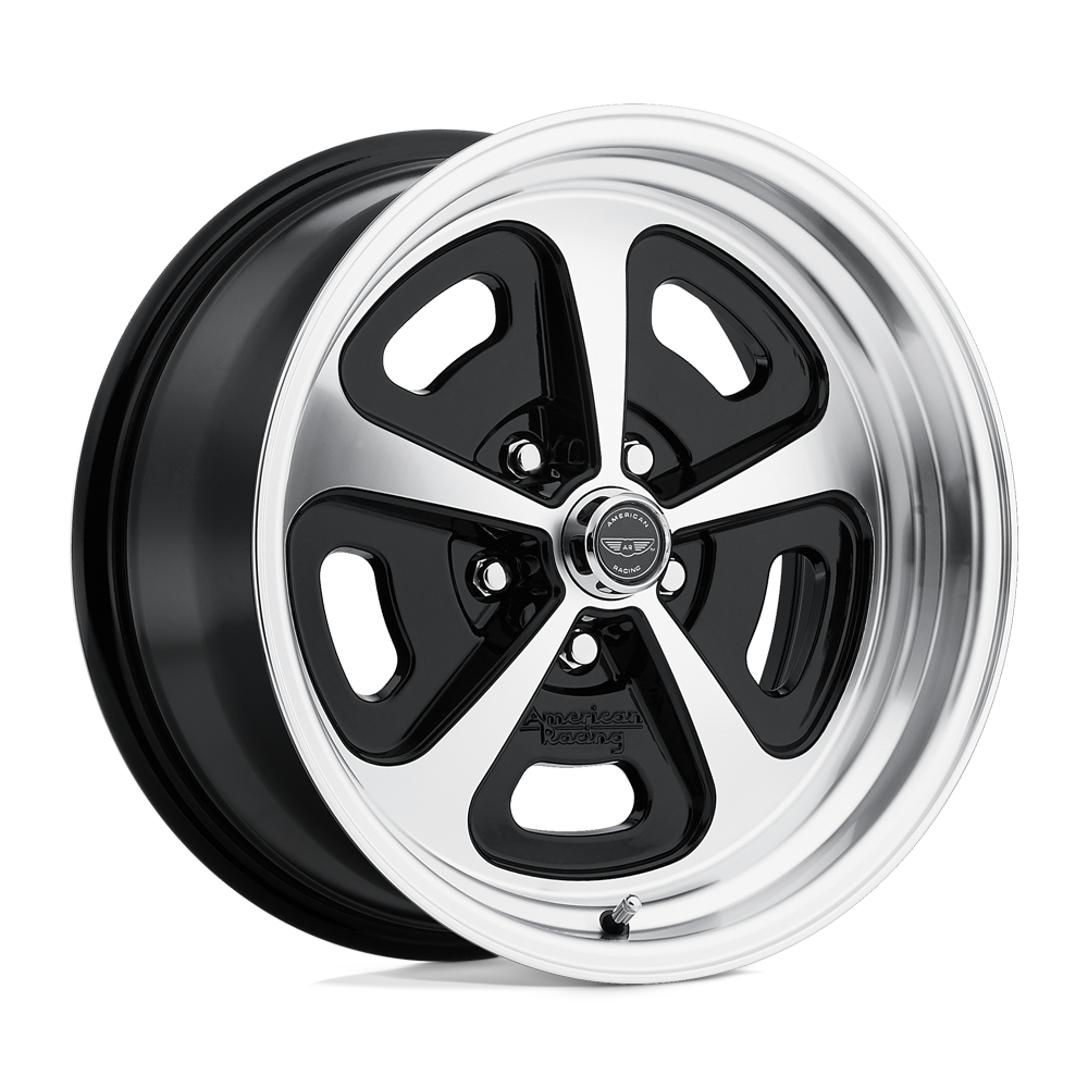 American Racing 500 MONO CAST - GLOSS BLACK MACHINED