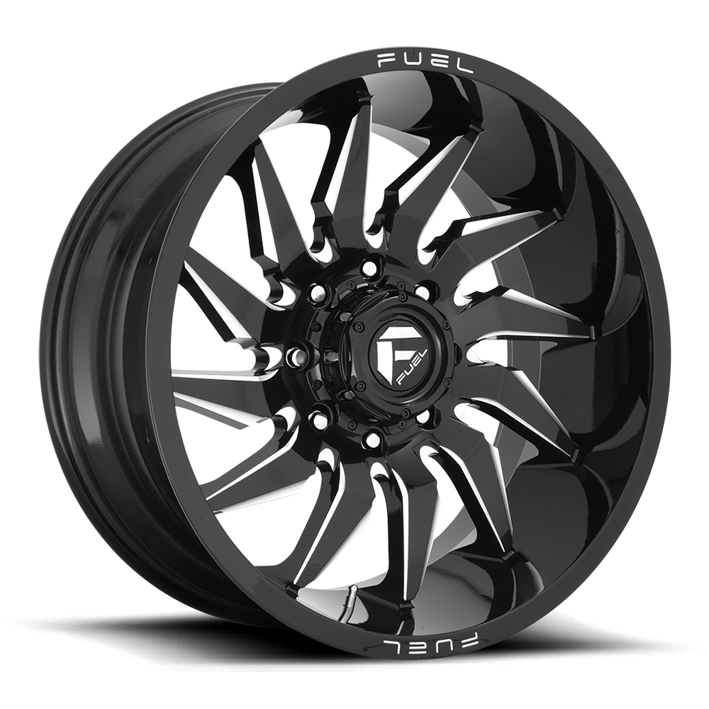 Fuel Off-Road D743 SABER - GLOSS BLACK MILLED