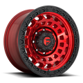 Fuel Off-Road ZEPHYR - CANDY RED BLACK BEAD RING
