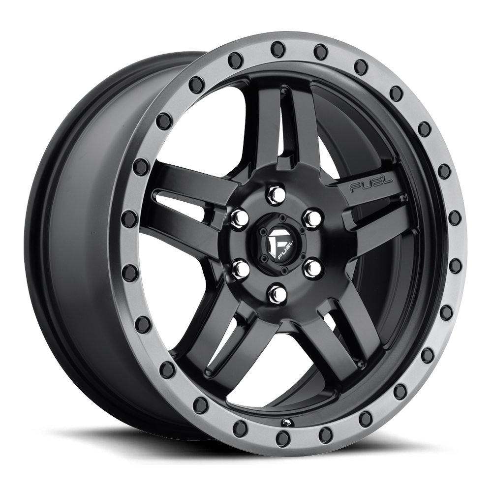 Fuel Off-Road ANZA - MATTE BLACK GUN METAL RING