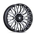 MSA Offroad Wheels CLUBBER UTV - GLOSS BLACK MACHINED