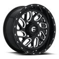 Fuel UTV TRITON UTV - GLOSS BLACK MILLED