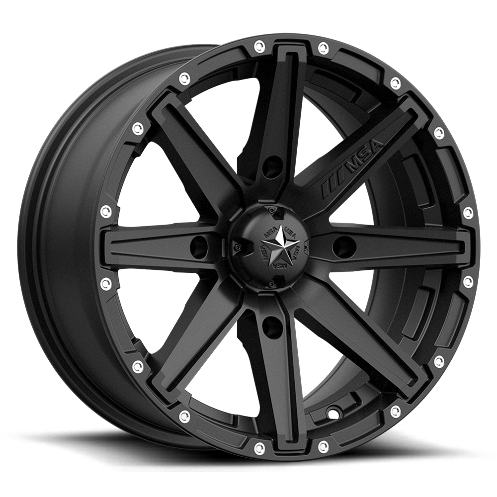 MSA Offroad Wheels CLUTCH UTV - SATIN BLACK