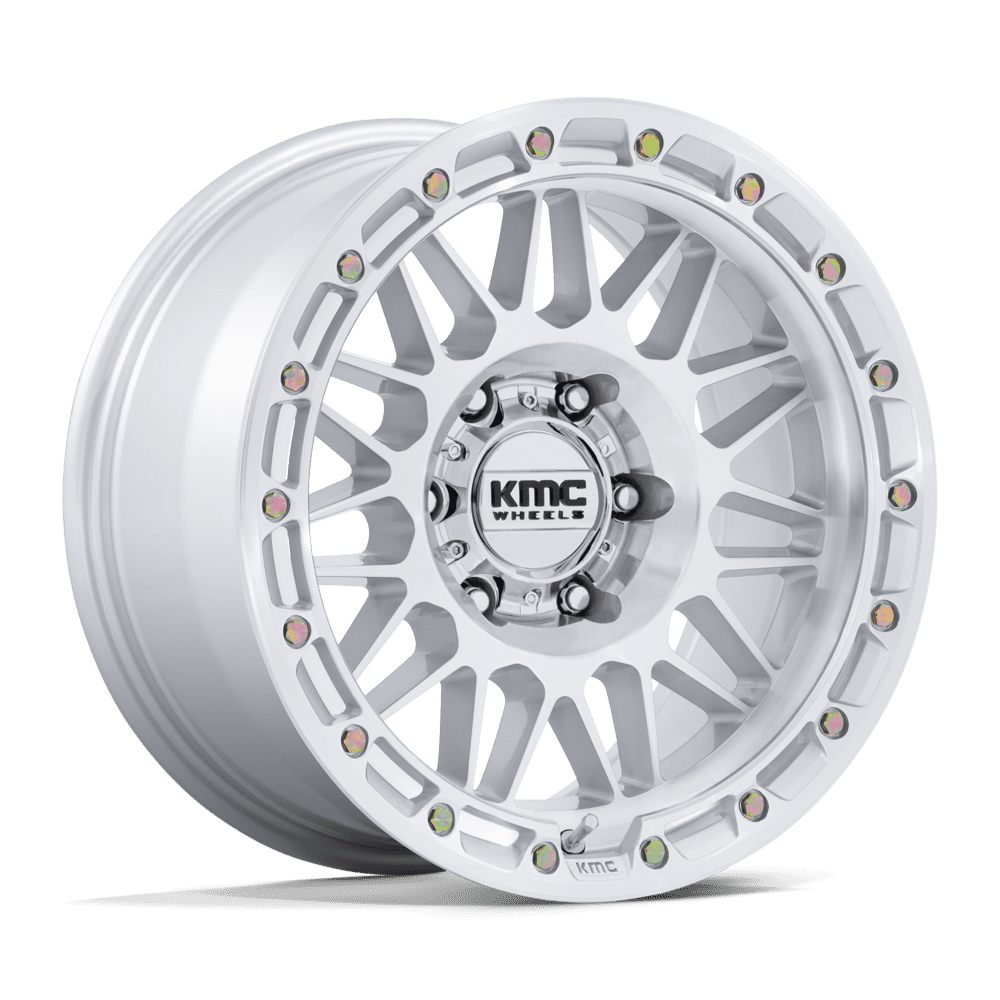 KMC Wheels ATTACK - GLOSS SILVER W/ MACHINED FACE