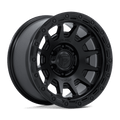Fuel Off-Road FORTRESS - MATTE BLACK W/ GLOSS BLACK LIP