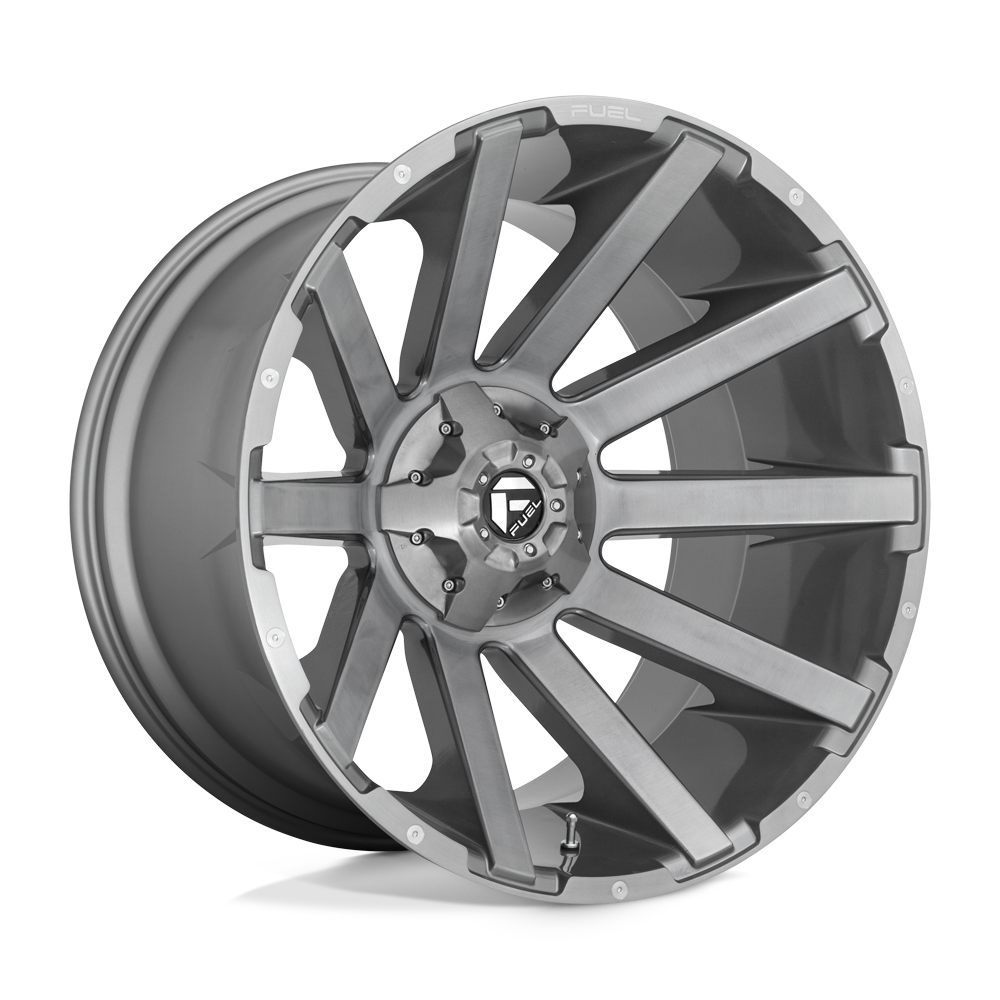 Fuel Off-Road D714 CONTRA PLATINUM - BRUSHED GUN METAL TINTED CLEAR