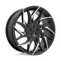 DUB S260 G.O.A.T. - GLOSS BLACK W/ MACHINED SPOKES