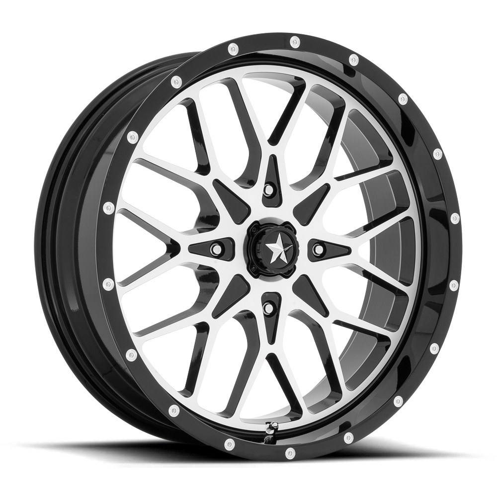 MSA Offroad Wheels PORTAL UTV - GLOSS BLACK MACHINED