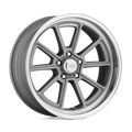 American Racing DRAFT - VINTAGE SILVER W/ DIAMOND LIP