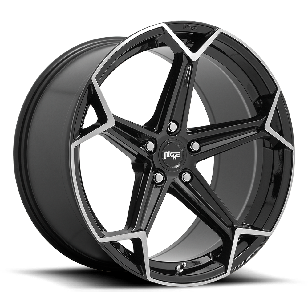 Niche N259 ARROW - GLOSS BLACK BRUSHED