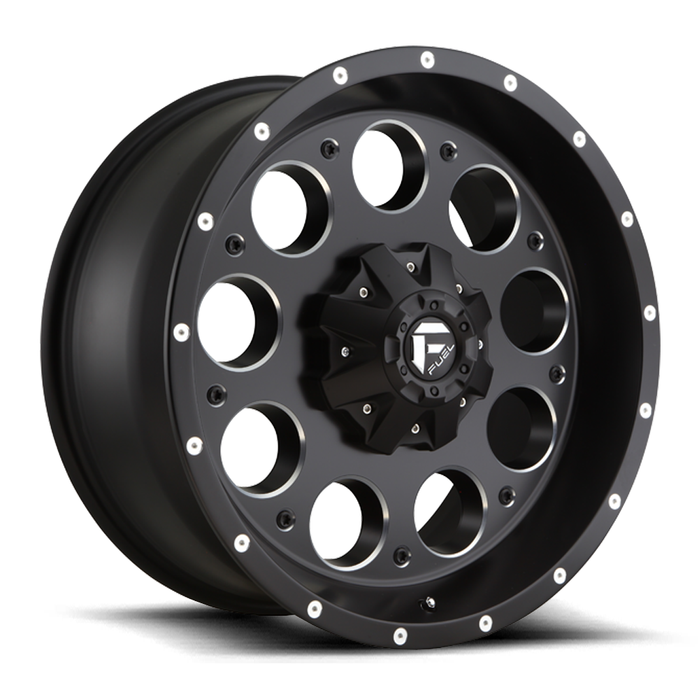 Fuel Off-Road REVOLVER - MATTE BLACK MILLED