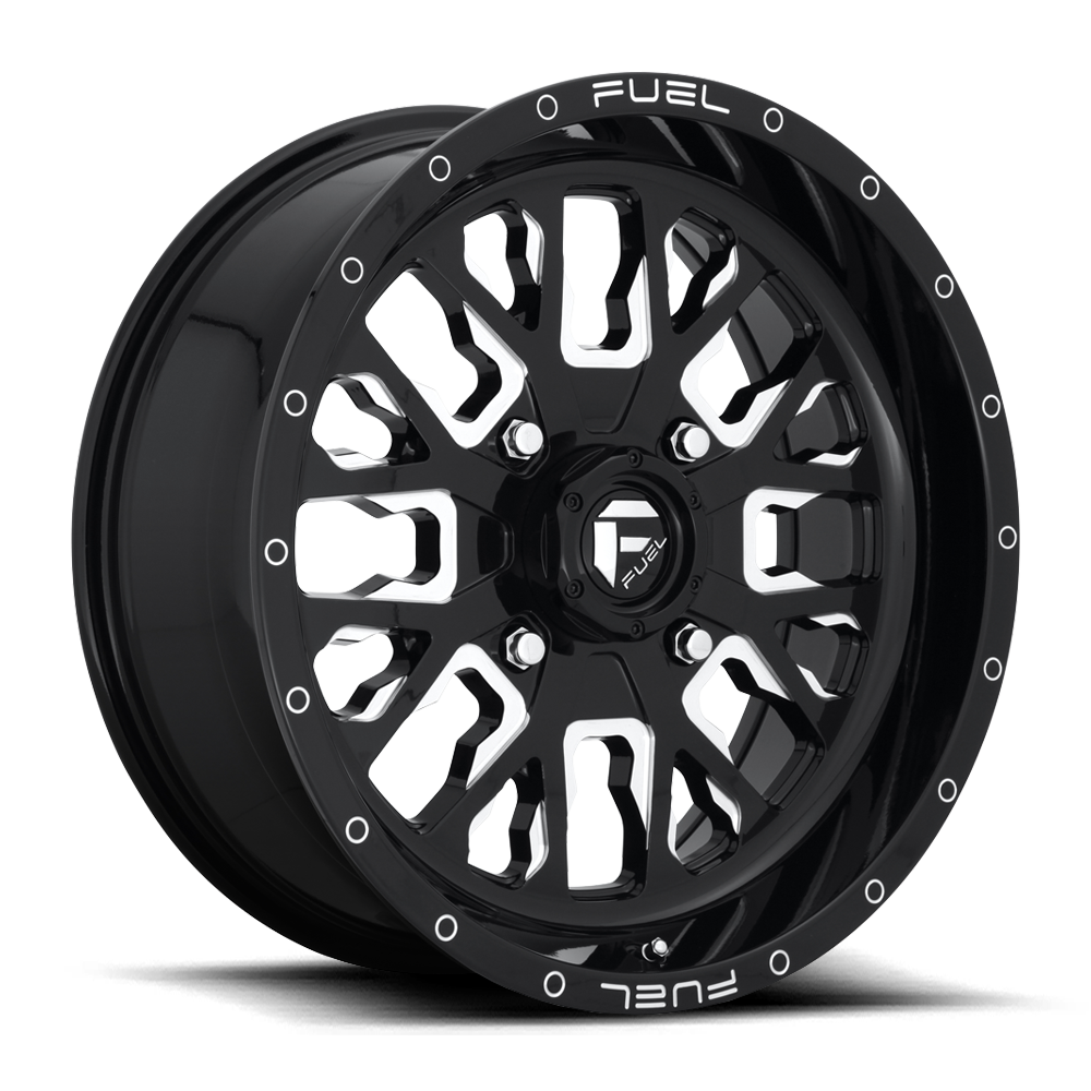 Fuel UTV D611 STROKE UTV - GLOSS BLACK MILLED