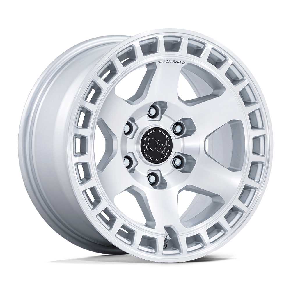 Black Rhino BAHARI - GLOSS SILVER W/ MACHINED FACE