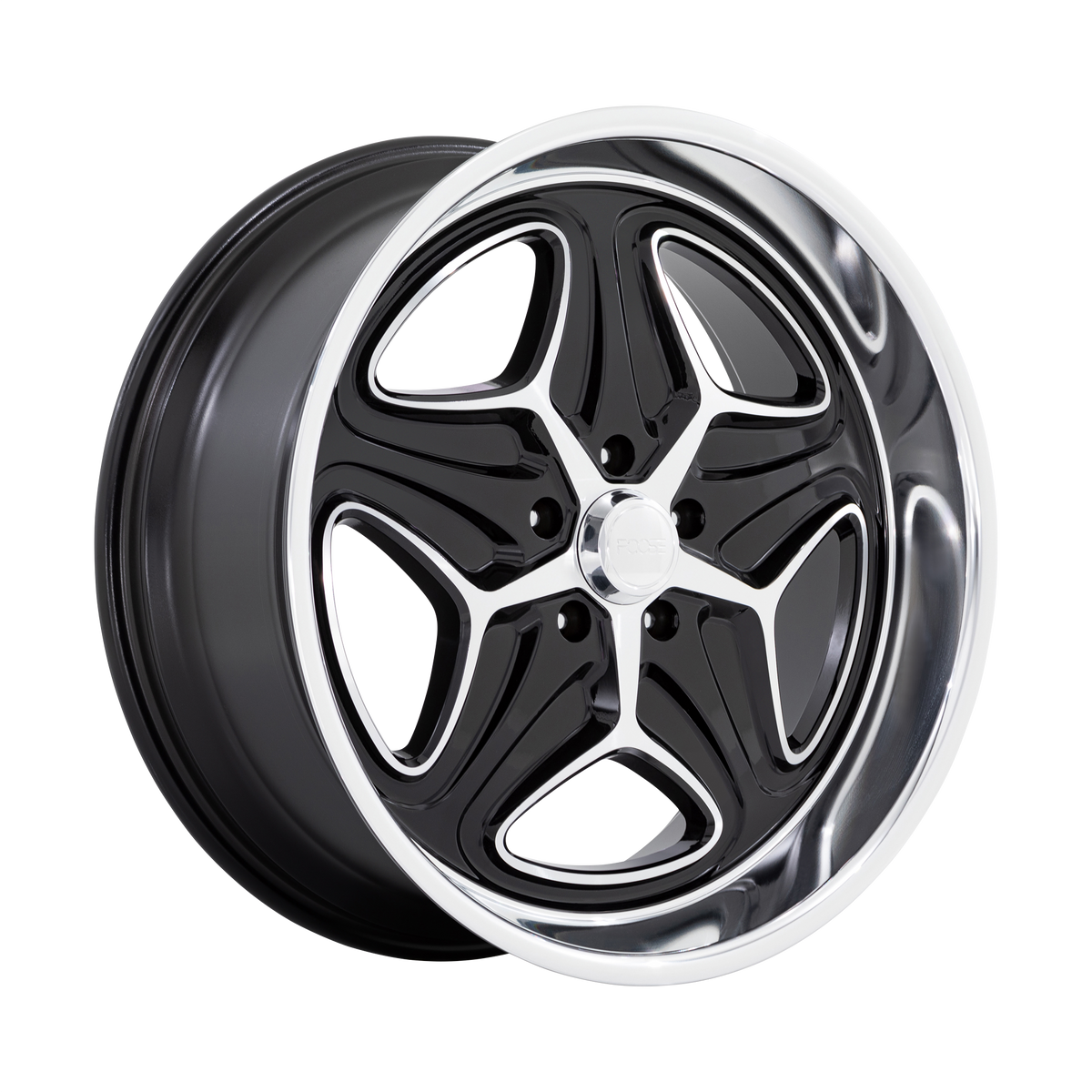 Foose F172 MERLOT - GLOSS BLACK MACHINED