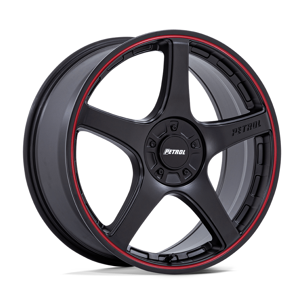 Petrol P2E - MATTE BLACK W/ RED LIP