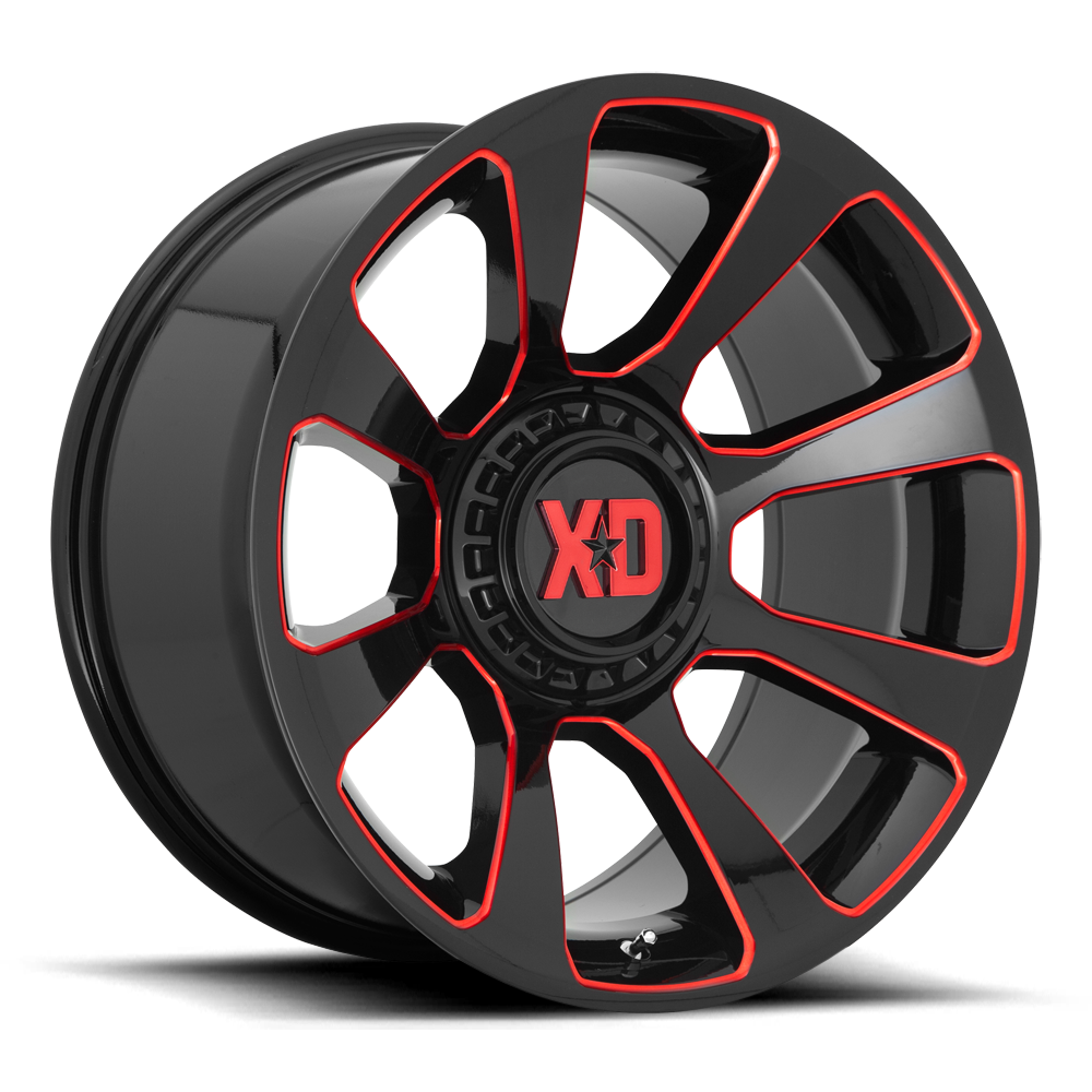XD XD854 REACTOR - GLOSS BLACK MILLED W/ RED TINT