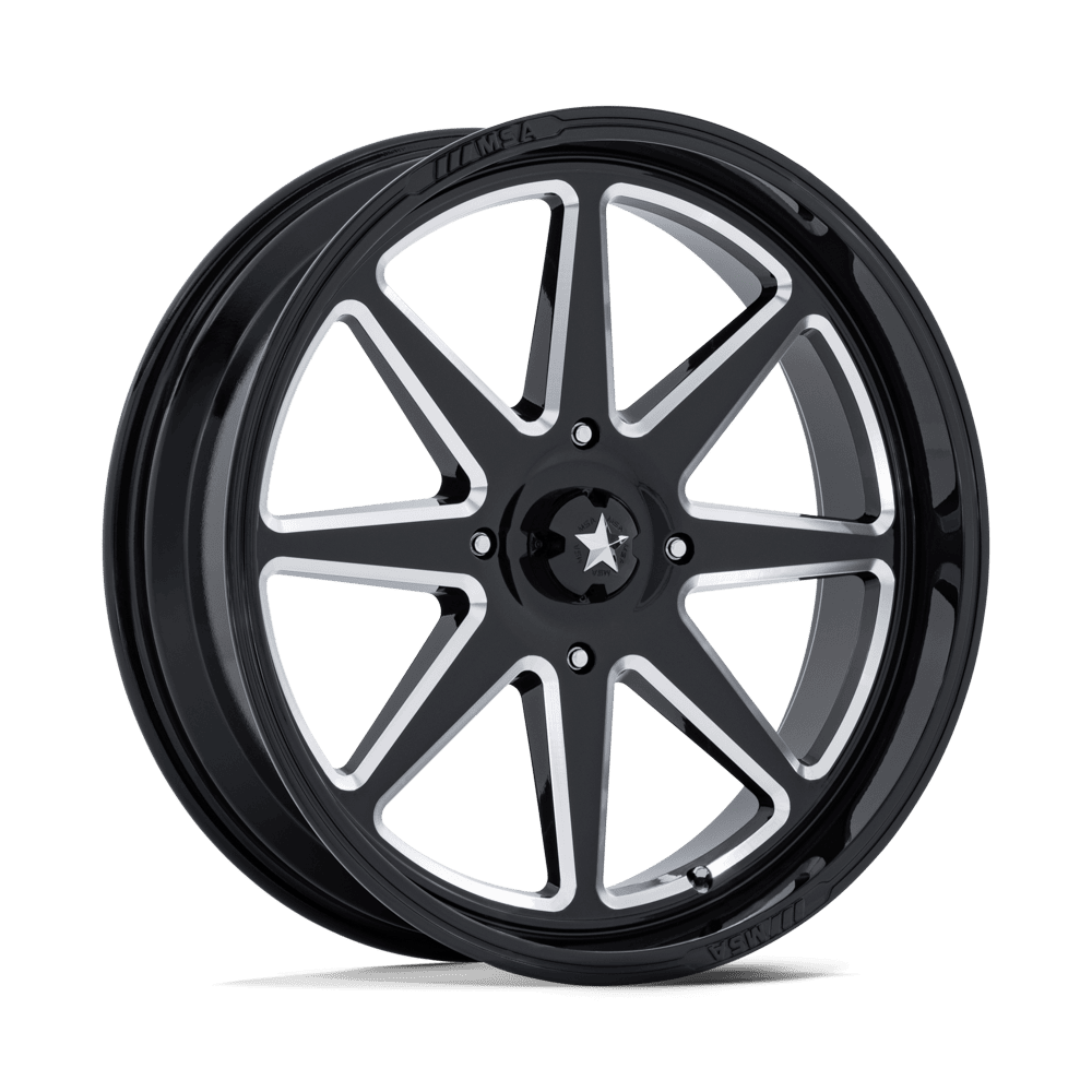 MSA Offroad Wheels SPARK UTV - GLOSS BLACK MILLED