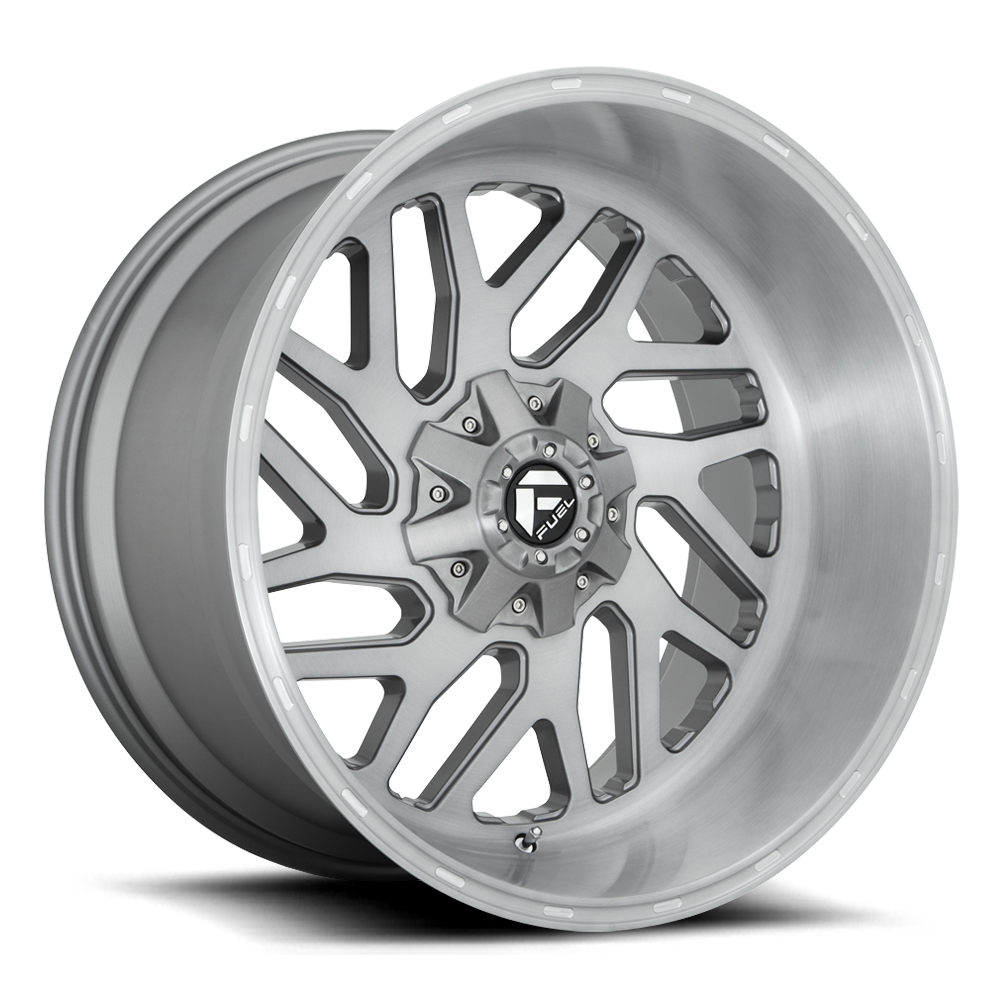 Fuel Off-Road D715 TRITON PLATINUM - BRUSHED GUN METAL TINTED CLEAR