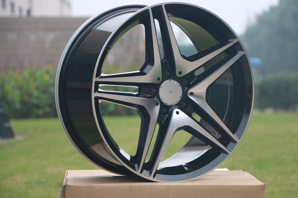 18" WHEELS FITS MERCEDES BENZ C207 C250 C300 C350 E350 GLC300 S550 (SET OF 4)