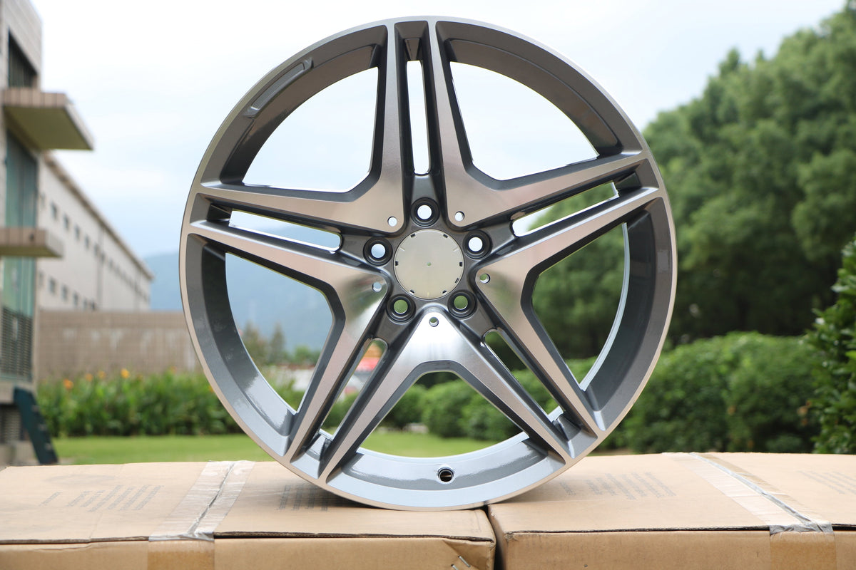 19" WHEELS FITS MERCEDES BENZ C207 C250 C300 C350 E350 GLC300 S550 (SET OF 4)