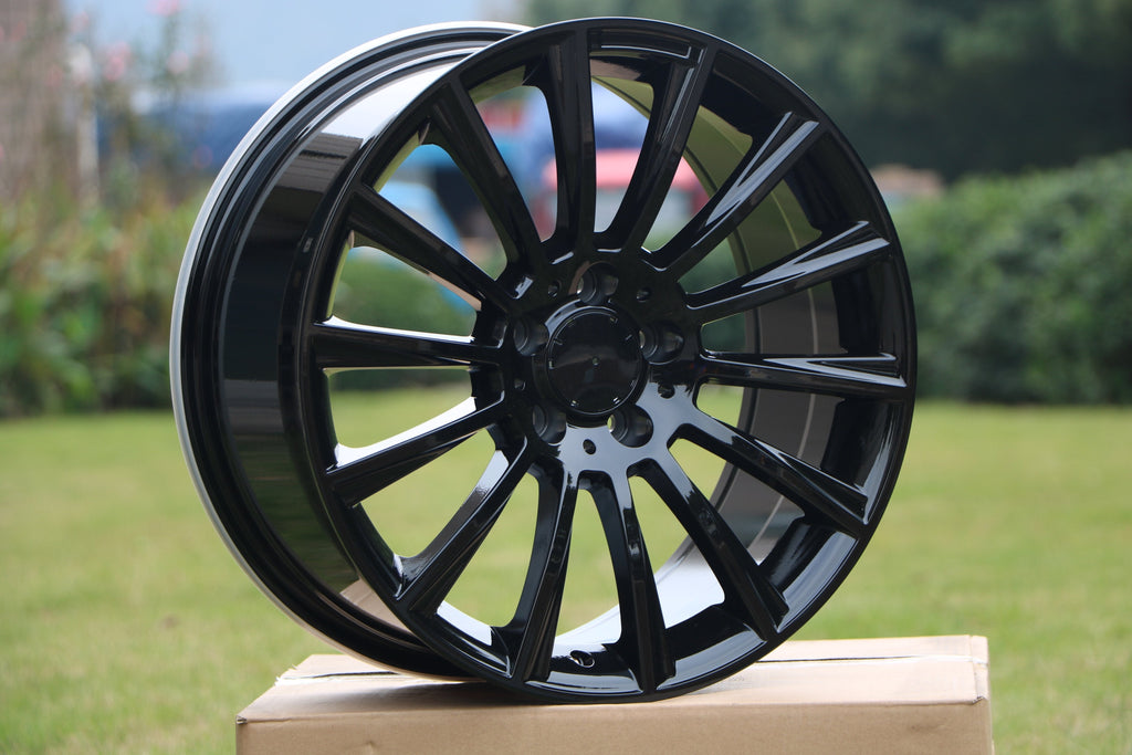 19" MULTISPOKE STYLE WHEELS FITS MERCEDES BENZ C180 C250 C300 C350 C400 CLA250 E300 E320 E350 E550 S350 S400 S450 S500 S550 S600 S63 (SET OF 4)