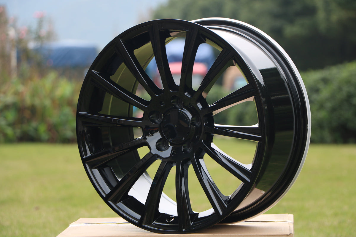 17" MULTISPOKE STYLE WHEELS FITS MERCEDES BENZ C230 C250 C280 C300 C350 CLA250 E300 E320 E350 E450 E500 E550 GLA250 W204 W205 (SET OF 4)