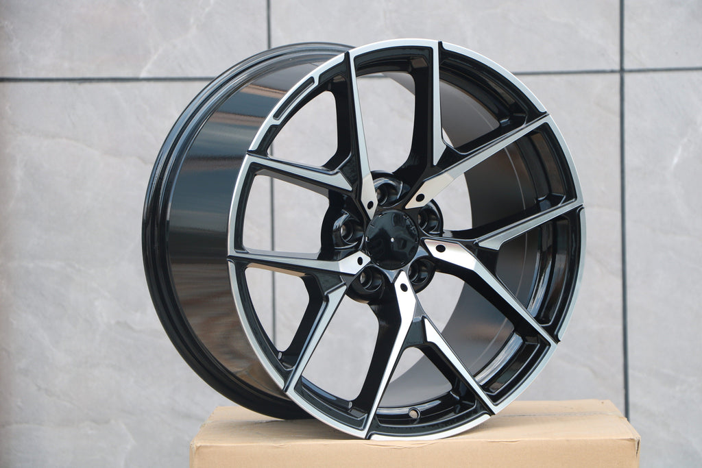 19" Y-SPOKE STYLE WHEELS FITS MERCEDES BENZ CL550 E350 GLC300 GLC350 S430 S500 S550 (SET OF 4)