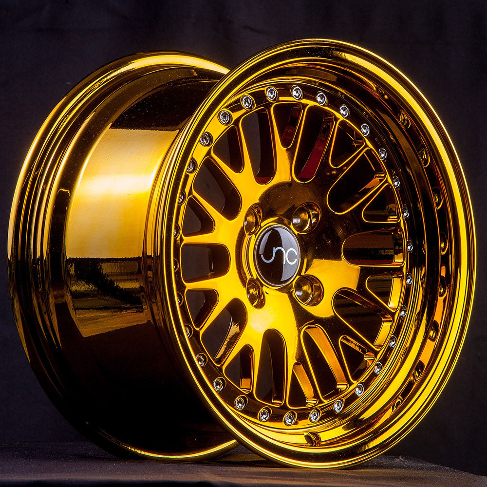 JNC001 Gold Chrome wheel