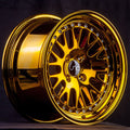 JNC001 Gold Chrome wheel