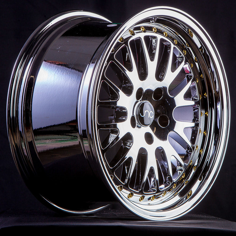 JNC001 Platinum Gold Rivets wheel