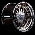 JNC004 Platinum Gold Rivets wheel