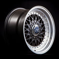 JNC004 Matte Black Machined Lip wheel