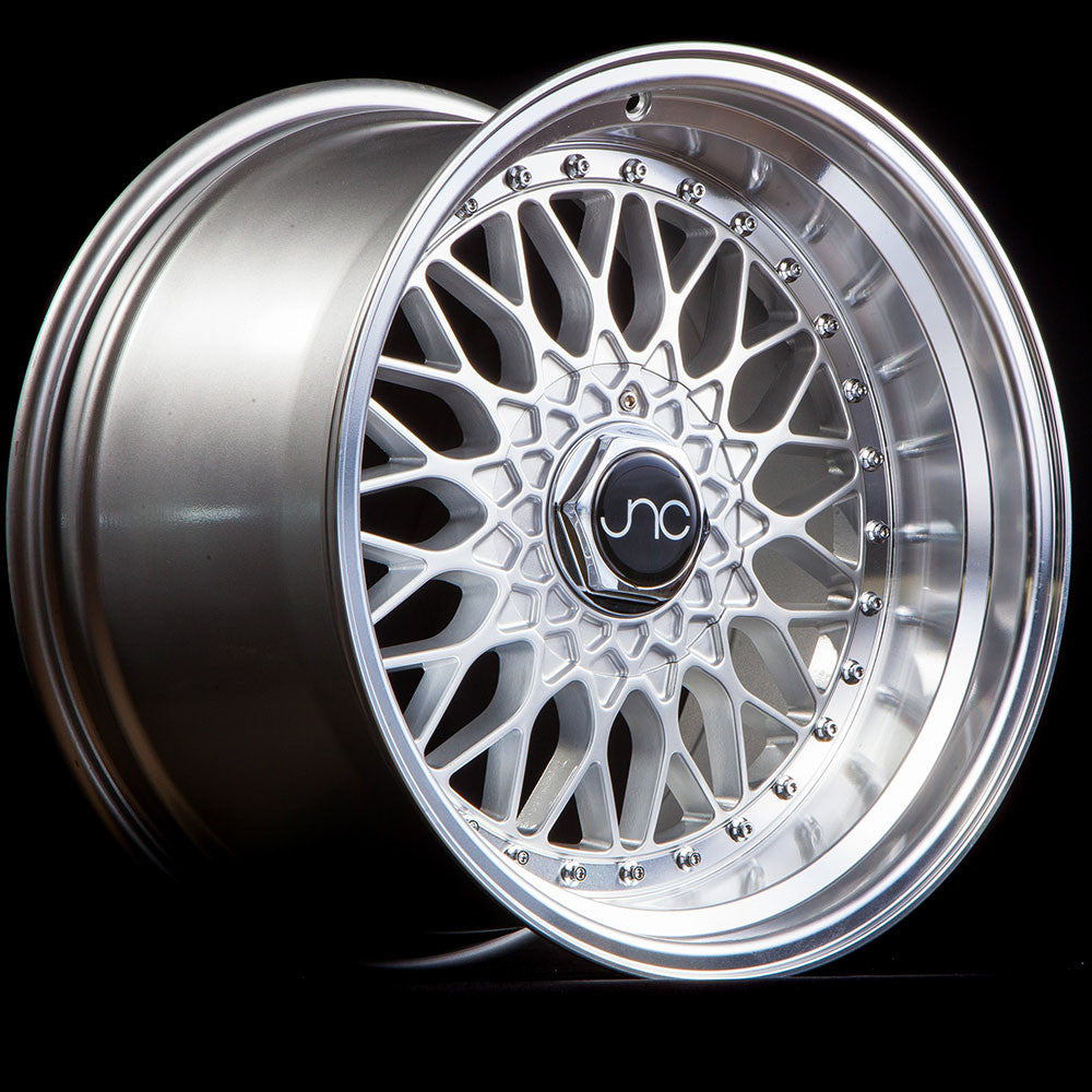 JNC004 Silver Machined Lip wheel