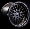 JNC005 Black Gold Rivets wheel