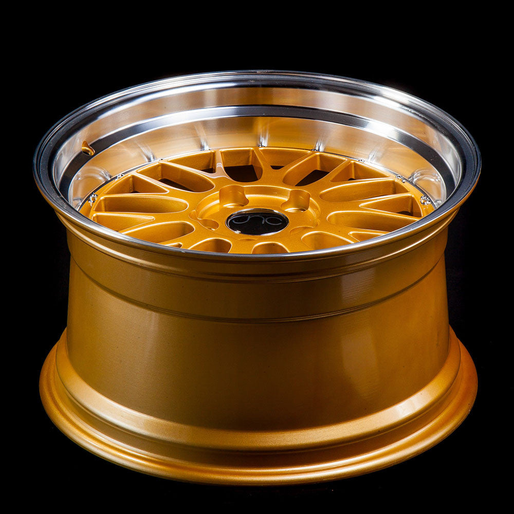 JNC005 Gold Machined Lip wheel