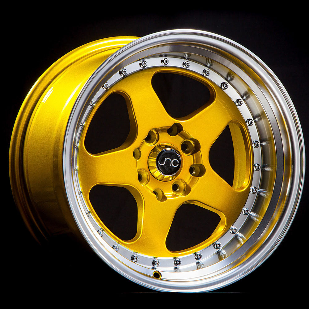 JNC010 Candy Gold Machined Lip wheel