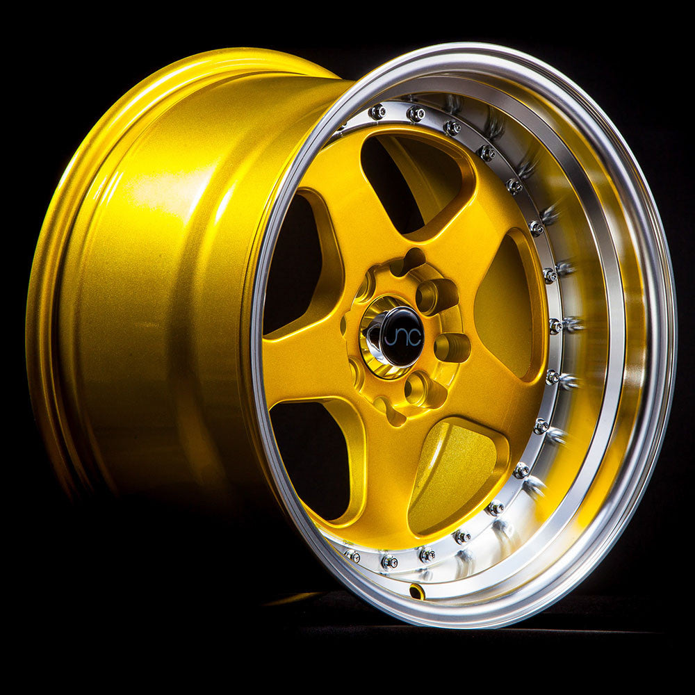 JNC010 Candy Gold Machined Lip wheel