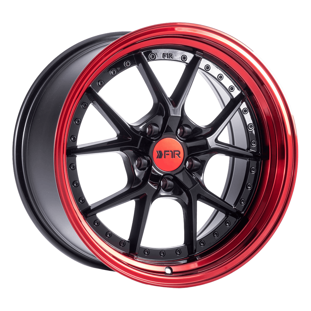 F1R F105 GLOSS BLACK / RED LIP
