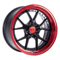 F1R F105 GLOSS BLACK / RED LIP