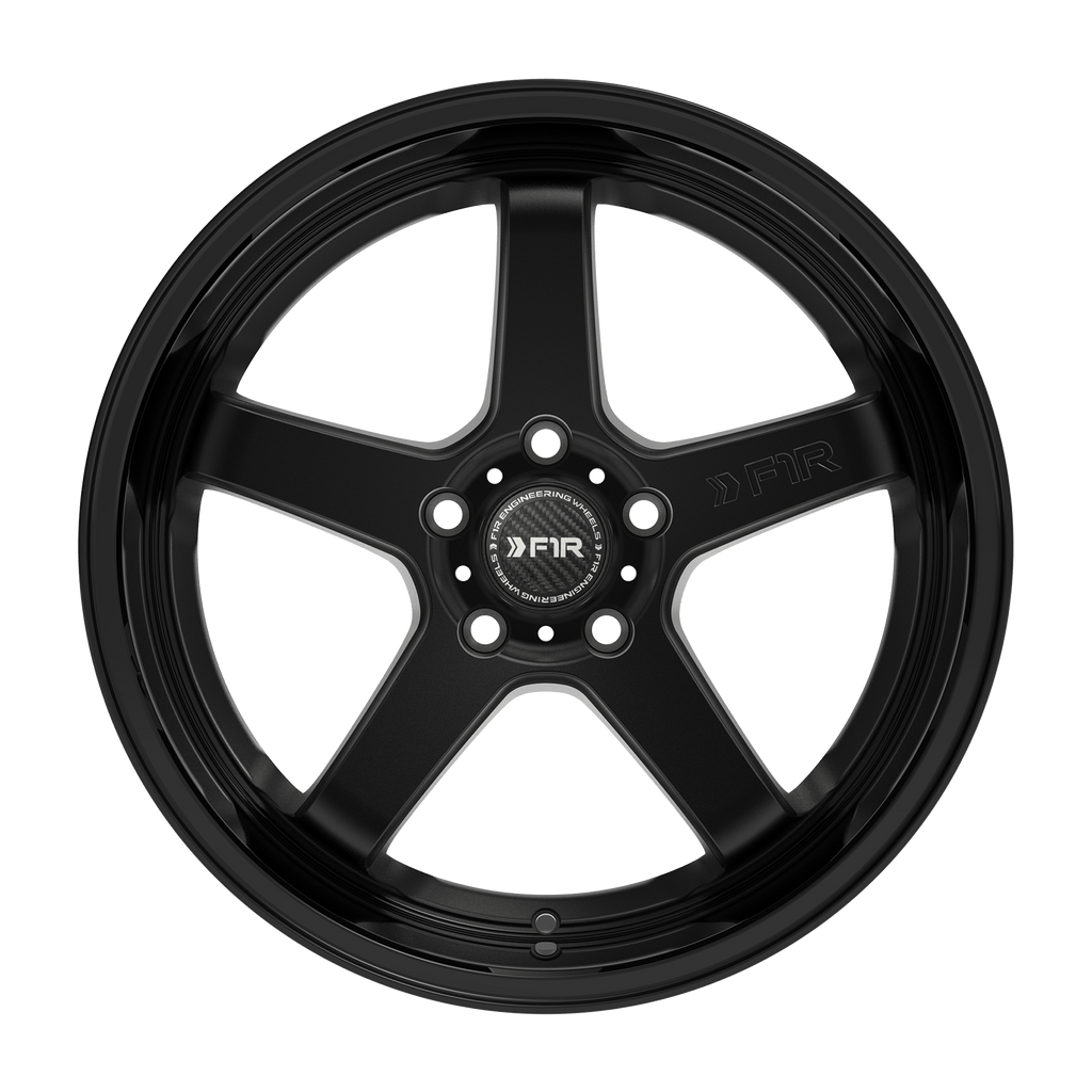 F1R FC5 MATTE BLACK/GLOSS BLACK LIP