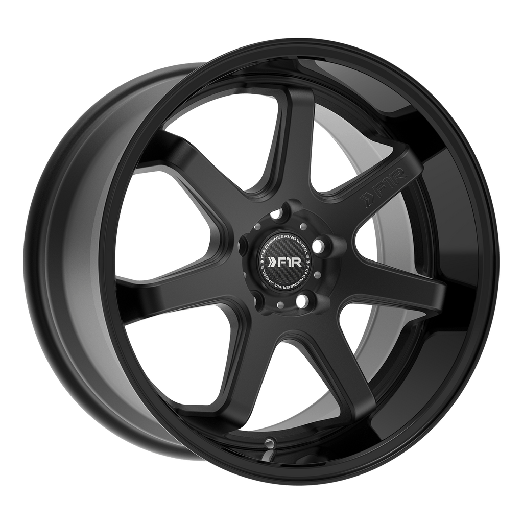 F1R FC7 MATTE BLACK/GLOSS BLACK LIP
