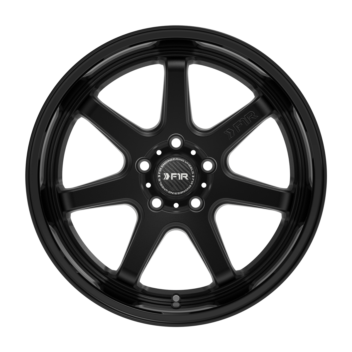 F1R FC7 MATTE BLACK/GLOSS BLACK LIP