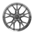FS1 Hyper Black automotive wheel front angle