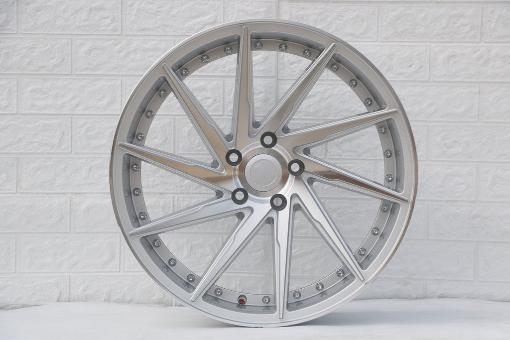 19" RIVETED SWIRL STYLE WHEELS (SET OF 4)
