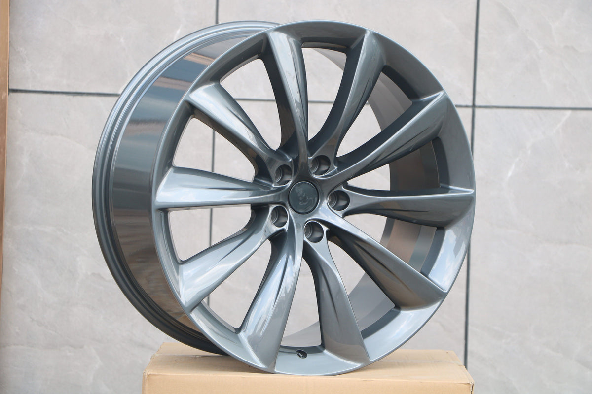 22" WHEELS FITS TESLA MODEL S MODEL X (SET OF 4)