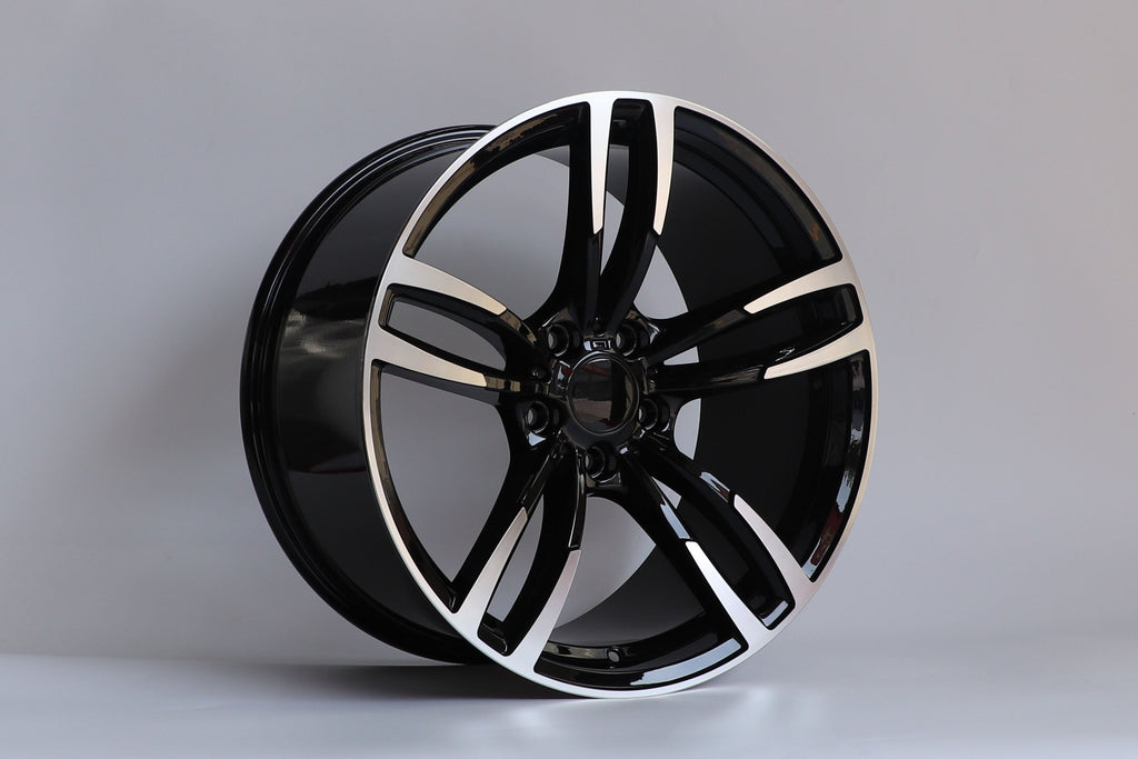 18" STAGGERED WHEELS FITS BMW 5X120 3 SERIES 4 SERIES 5 SERIES 7 SERIES (SET OF 4)